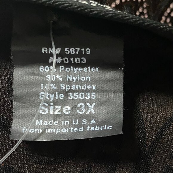 NWT - Dialogue long sleeve, brown tunic w/gold designs, size 3X - Picture 11 of 13